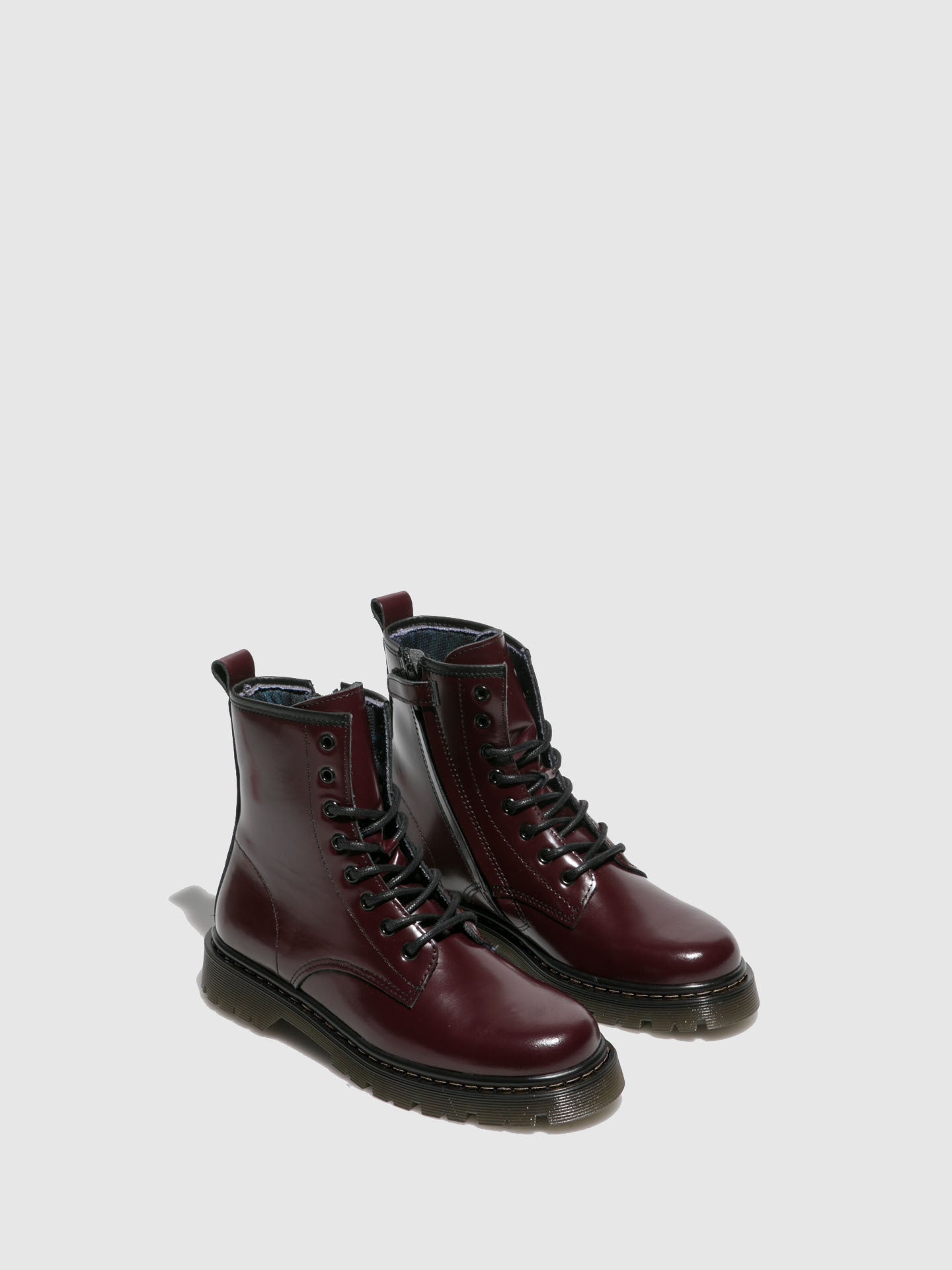 Foreva Botas com Atacadores em Carmesim